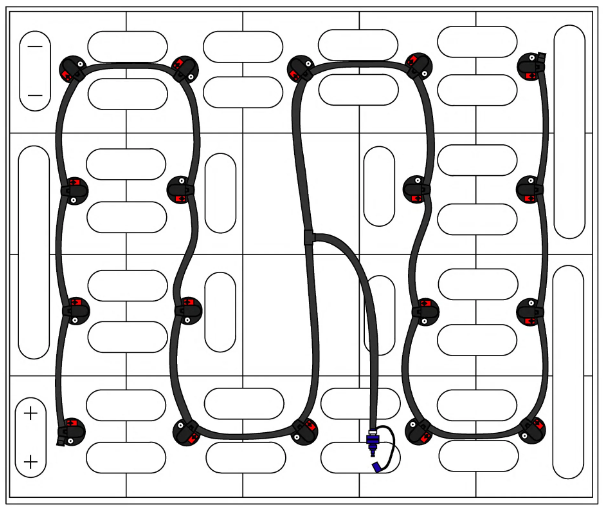 Watering system - 18 cell system, series 45, 86