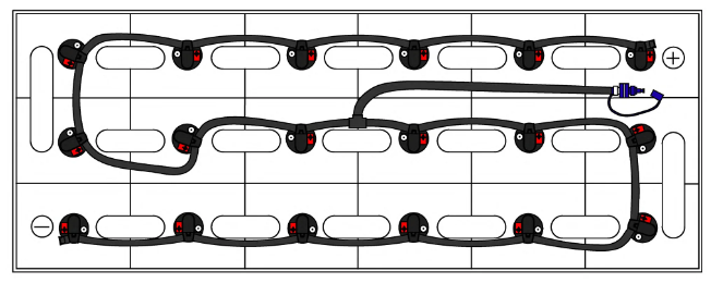 Watering system - 18 cell system, series 45, 140