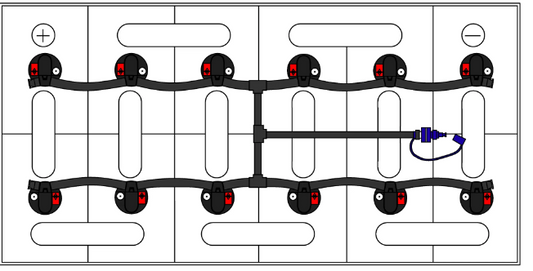 Watering system - 12 cell, series 40, 23 (K1200TB4)