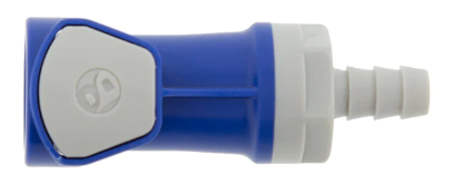 1/4" (6 mm) Female Connector - Blue (09FBLU6)