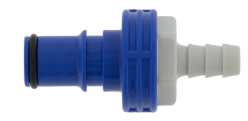 1/4" (6 mm) Male Connector - Blue