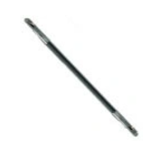 Golf Cart Cable, 6 Ga, 9 in, Black, 5/16 in Stud Hole