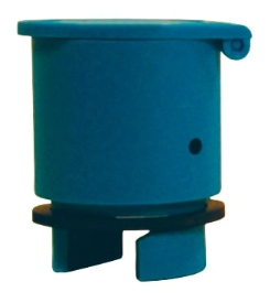 Vent Cap, High Profile, Blue