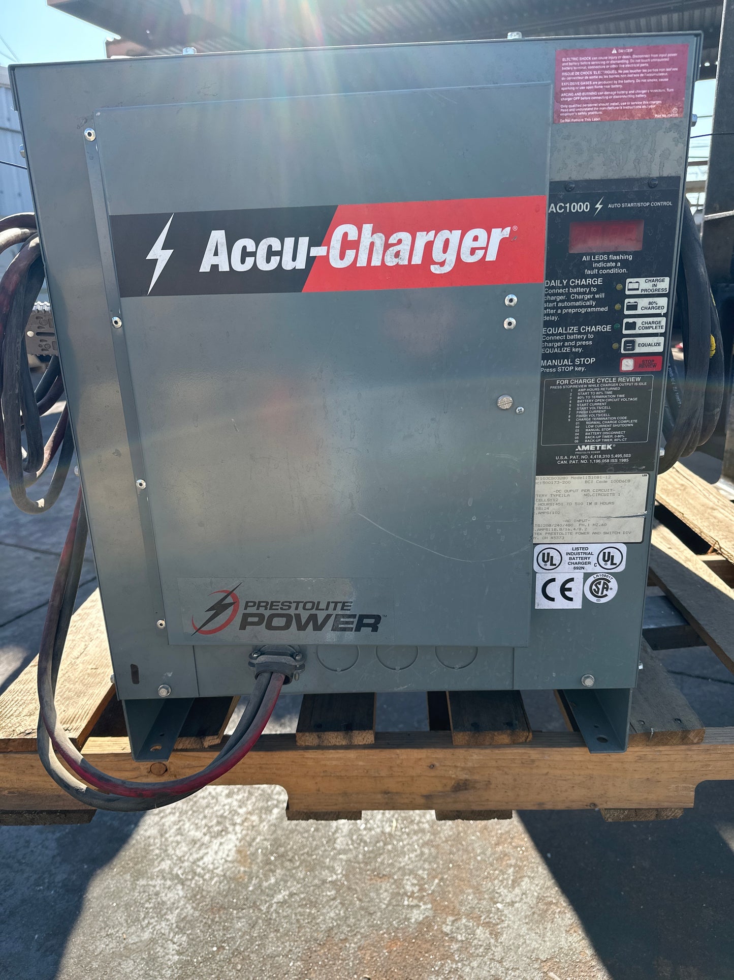 Ametek accu-Charger 24v 1 PH