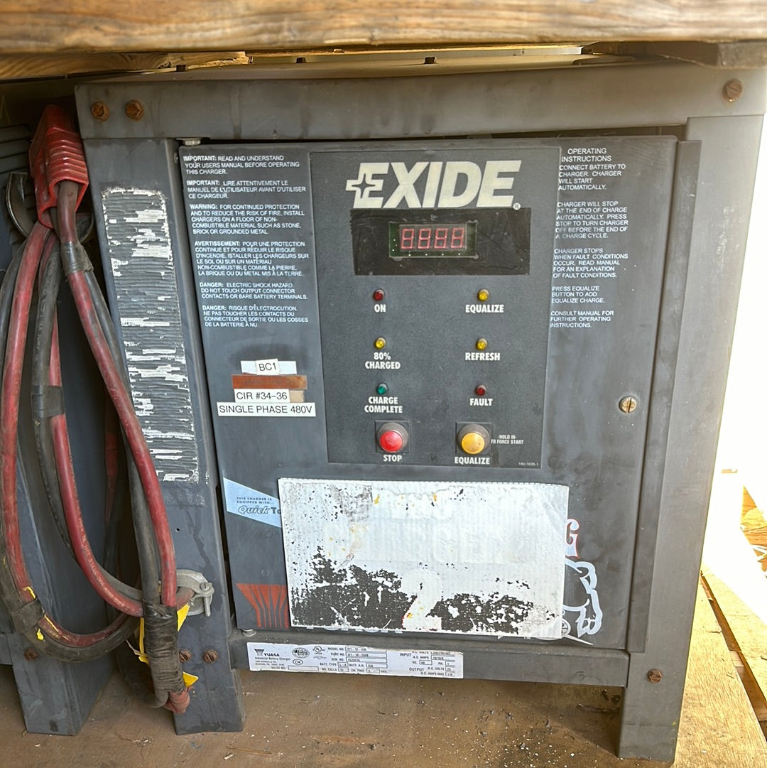 Exide Battery Charger 1Ph. 24V 550 AH.