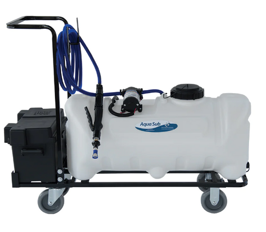 AQUA SUB™ CART - 25 Gallon Blue Connector