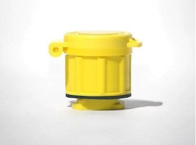 Tall Flip Top Vent Cap Yellow (215901)