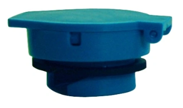 Vent Cap, Low Profile, Blue